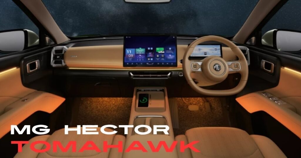 MG Tomahawk EV interior