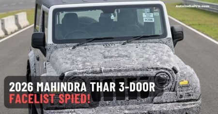 Mahindra Thar 3 Door 2026 Front Facia